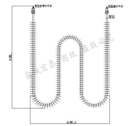 負(fù)載用W型翅片電阻管