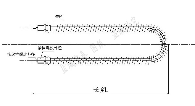 U型翅片電熱管